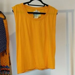 Bright Yellow Orange T Shirt